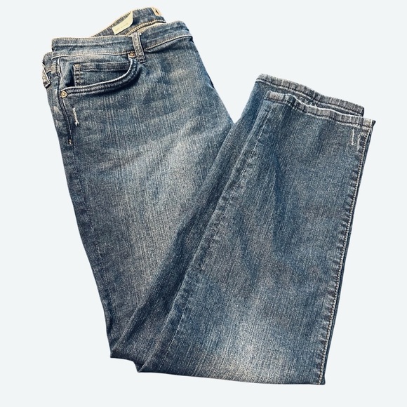 Kut from the Kloth Kara Boyfriend Dark Wash Denim Jeans SZ 12 - Picture 2 of 10